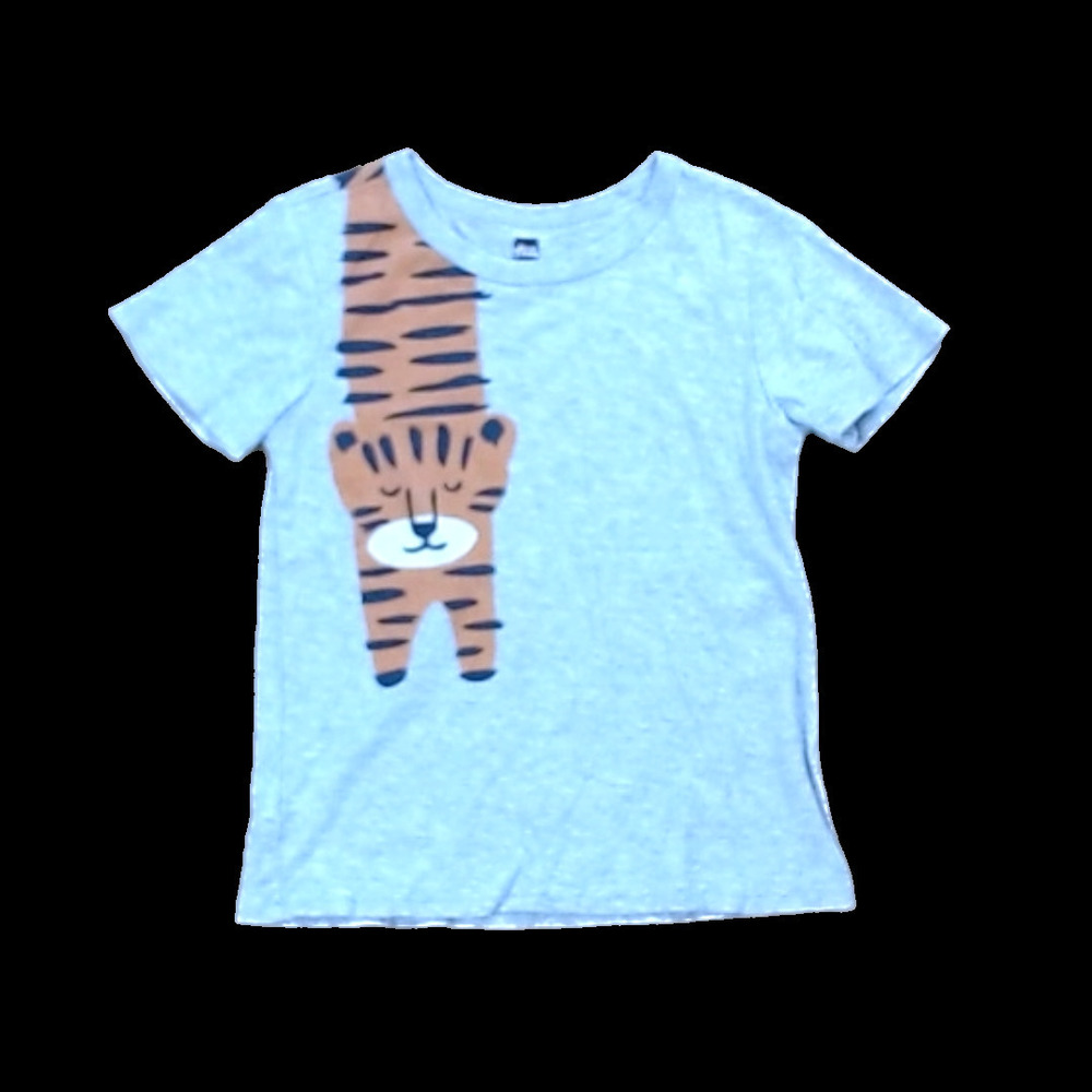 Tea Collection Boys Gray | Tiger Shirt size: 3T